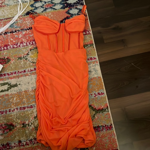 orange corset dress - Picture 1 of 1